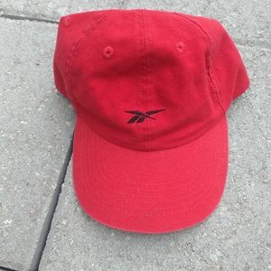 Vintage Reebok Strapback Red Hat Cap
